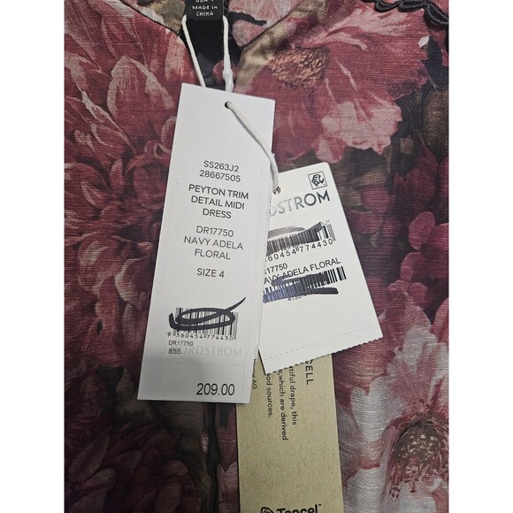 Sz 4 - Ever New Peyton Belted Long Sleeve Button Front Maxi Dress MSRP $209 - Picture 8 of 13